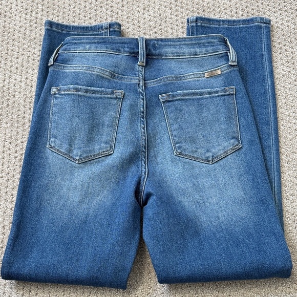 KanCan Women's Slim Straight Leg Jeans - Blue - Picture 6 of 15